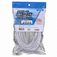 オーム電機 PC-N2155 05-2155 LANケーブル カテゴリー5e 10m（ご注文単位1袋）【直送品】