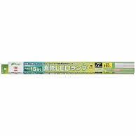 オーム電機 LDF15SS･N/6/8 06-0913 直管LEDランプ 15形相当 G13 昼白色 グロースタータ器具専用 片側給電仕様（ご注文単位1袋）【直送品】