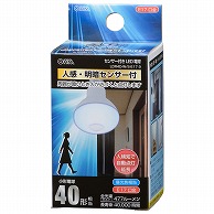 オーム電機 LDR4D-W/S-E179 06-3414 LED電球 レフランプ形 E17 40形相当 人感・明暗センサー付 昼光色（ご注文単位1袋）【直送品】