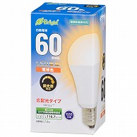 オーム電機 LDA8L-G/DAS20 06-3619 LED電球 E26 60形相当 電球色（ご注文単位1袋）【直送品】