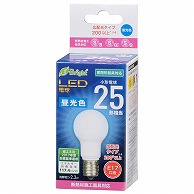 オーム電機 LDA2D-G-E17IH2R1 06-3622 LED電球 小形 E17 25形相当 昼光色（ご注文単位1袋）【直送品】