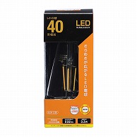 オーム電機 LDF3LC6/ST64 06-3892 LEDフィラメントタイプレトロ球 E26 40形相当 電球色（ご注文単位1袋）【直送品】