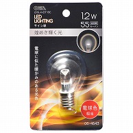 オーム電機 LDS1L-H-E1713C 06-4643 LEDサイン球装飾用 S35/E17/1.2W/55lm/クリア電球色（ご注文単位1袋）【直送品】