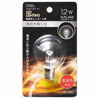 オーム電機 LDG1L-H-E1715C 06-4661 LEDミニボール球装飾用 G40/E17/1.2W/55lm/クリア電球色（ご注文単位1袋）【直送品】