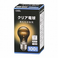 オーム電機 LB-D66100CN 06-4737 白熱電球 E26 100W形 クリア（ご注文単位1袋）【直送品】