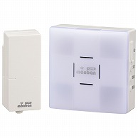 オーム電機 OCH-SET26-BLUE 08-0526 monban CUBE 音センサー送信機＋光フラッシュ電池式受信機（ご注文単位1袋）【直送品】