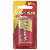 オーム電機 Vアルカリ乾電池 9V形 1本   6LR61VN1B ［1本 /アルカリ］ 6LR61VN1B 1個（ご注文単位1個）【直送品】