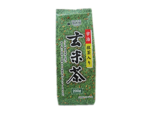 国太楼宇治抹茶入玄米茶200g※軽（ご注文単位12個）【直送品】