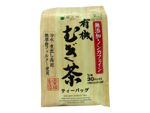 国太楼有機むぎ茶10g30袋 ※軽（ご注文単位12個）【直送品】