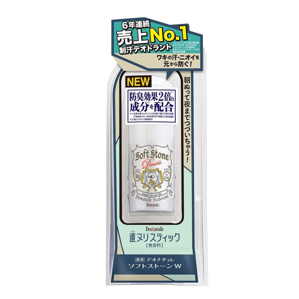 シービック　薬用 デオナチュレ ソフトストーンW 無香料 20g　1個（ご注文単位1個）【直送品】