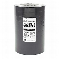 カモ井加工紙 マスキングテープ　mt　large　core 和紙　ブラック　強粘着　MT10L067　10巻/パック（ご注文単位1パック）【直送品】