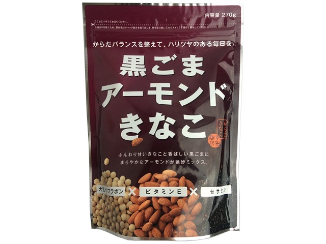 幸田商店黒ごまアーモンドきなこ270g※軽（ご注文単位10個）【直送品】