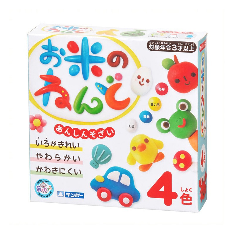 銀鳥産業 ギンポー　お米のねんど 4色 462-318 1個（ご注文単位12個）【直送品】
