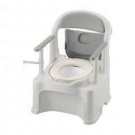 ポータブルトイレきらく　PY2型　47540 やわらか便座  1個（ご注文単位1個）【直送品】