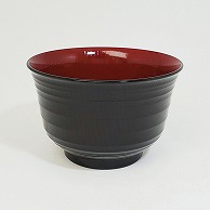 三義漆器店 樹脂容器　点心汁椀 溜　内古代朱  1個（ご注文単位5個）【直送品】