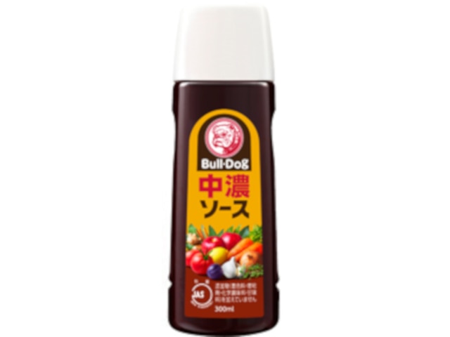 ブルドック中濃ソースパック300ml※軽（ご注文単位10個）【直送品】