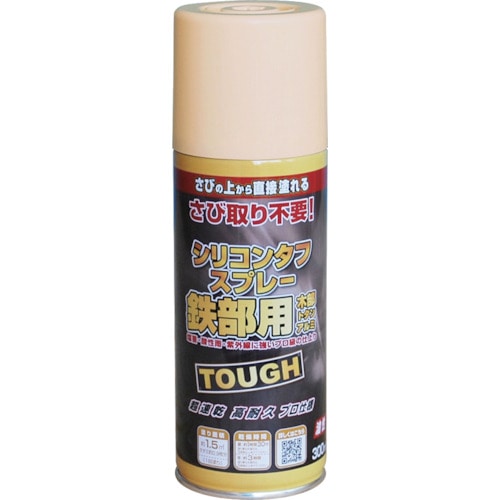 トラスコ中山 ニッぺ 油性シリコンタフスプレー 300ml クリーム 228T003－300 859-8351  (ご注文単位1本) 【直送品】