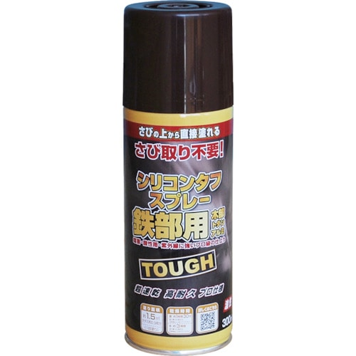 トラスコ中山 ニッぺ 油性シリコンタフスプレー 300ml ブラックチョコレート 228T007－300 859-8355  (ご注文単位1本) 【直送品】