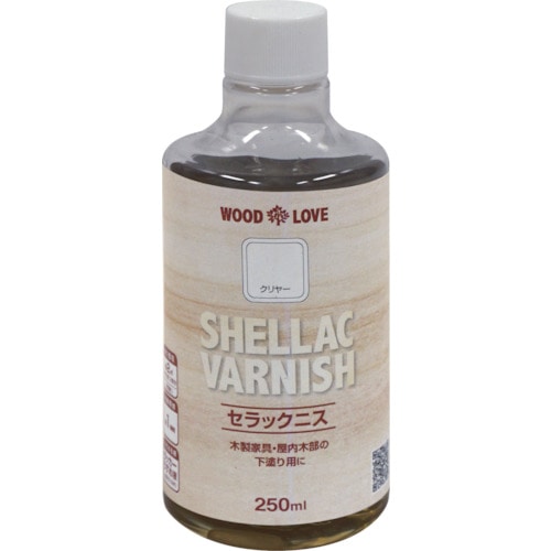 トラスコ中山 ニッぺ セラックニス 250ml クリヤー 300N101－250 859-8461  (ご注文単位1本) 【直送品】