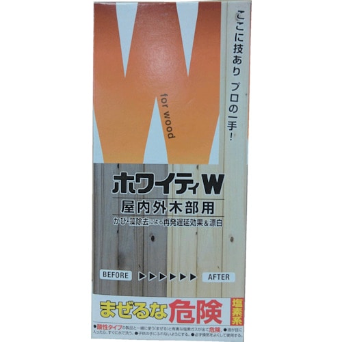 トラスコ中山 ニッぺ ホワイティW 屋内外木部用 500ml HPE202 128-3783  (ご注文単位1個) 【直送品】