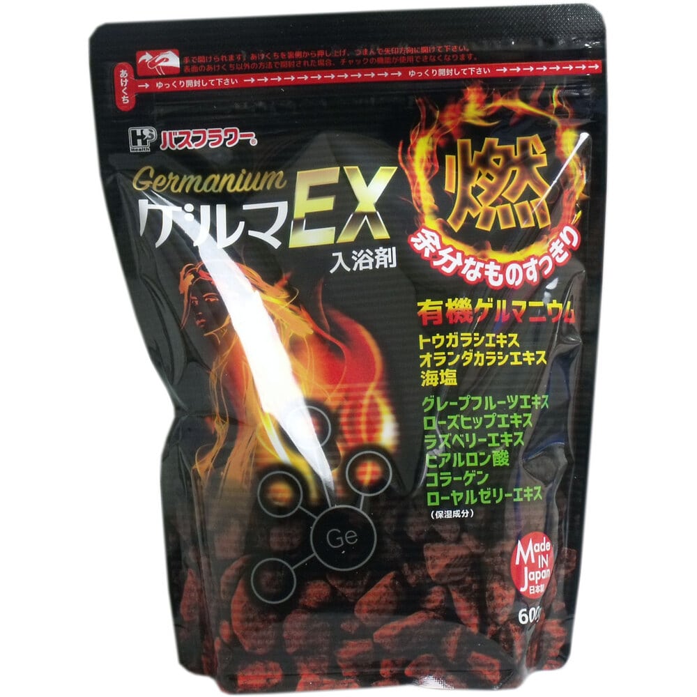 ヘルス　バスフラワー ゲルマEX 入浴剤 600g入　1個（ご注文単位1個）【直送品】