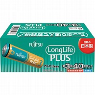 富士通 富士通アルカリ乾電池単3LongLifePlus40個パック   LR6LP40S LR6LP40S 1個（ご注文単位1個）【直送品】