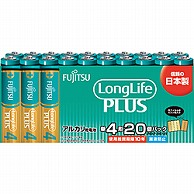 富士通 富士通アルカリ乾電池単4LongLifePlus20個パック   LR03LP20S LR03LP20S 1個（ご注文単位1個）【直送品】