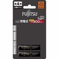 オーム電機 28980 17-0140 富士通 単4形ニッケル水素充電池 (高容量タイプ) 2本組（ご注文単位1袋）【直送品】