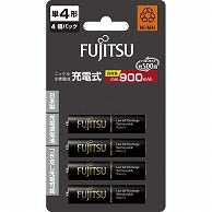 オーム電機 28990 17-0141 富士通 単4形ニッケル水素充電池 (高容量タイプ) 4本組（ご注文単位1袋）【直送品】