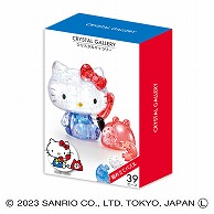 ハナヤマ 立体ジグソーパズル　クリスタルギャラリー  ハローキティ　テレフォン 1個（ご注文単位6個）【直送品】