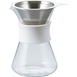 ハリオ　HARIO Glass Coffee Maker HARIO  S-GCM-40-W ［ミルなし］ 1個（ご注文単位1個）【直送品】