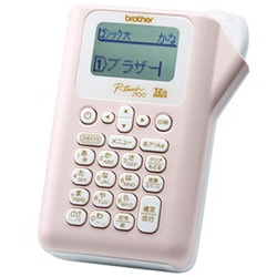 ブラザー PT-J100P ラベルライター P-touch（ピータッチ） ライトピンク P-touch（ピータッチ） ライトピンク PT-J100P PTJ100P 1個（ご注文単位1個）【直送品】