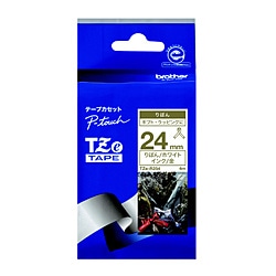 ブラザー 【ブラザー純正】ピータッチ リボンテープ TZe-R254 幅24mm (金文字/ホワイト) TZe TAPE ホワイト TZe-R254 ［金文字 /24mm幅］ TZER254 1個（ご注文単位1個）【直送品】