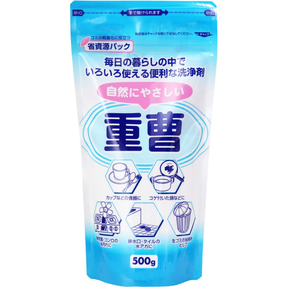 マルフクケミファ　自然にやさしい重曹 500g　1個（ご注文単位1個）【直送品】