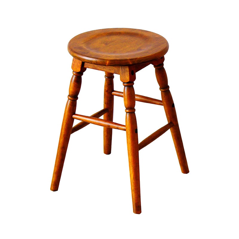 市場 ロースツール　hommage　Low　Stool ブラウン HMS-2666BR 1台（ご注文単位1台）【直送品】