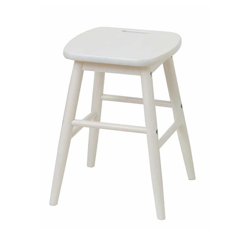 市場 ロースツール　アイネリノ　low　stool ホワイト INS-2823WH 1台（ご注文単位1台）【直送品】