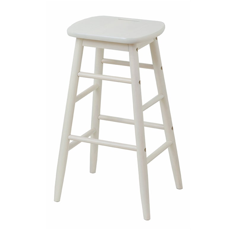 市場 ハイスツール　アイネリノ　high　stool ホワイト INS-2824WH 1台（ご注文単位1台）【直送品】