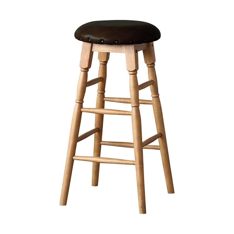 市場 ラシック　ハイスツール　High　Stool ブラウン RAS-3333BR 1台（ご注文単位1台）【直送品】