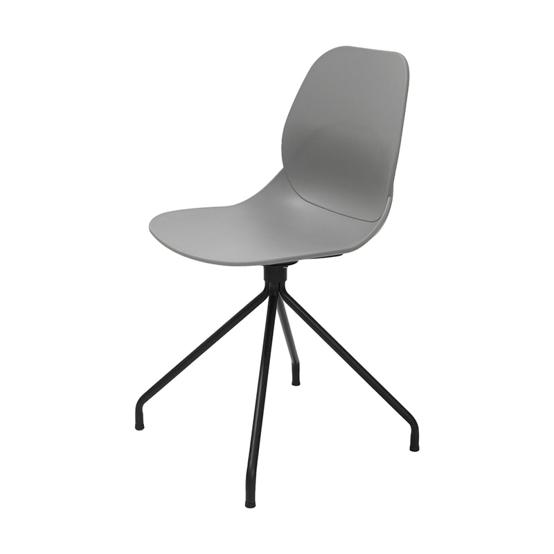 市場 オフィスチェア　Chair　02　steel グレー OFC-3718GY 1台（ご注文単位1台）【直送品】