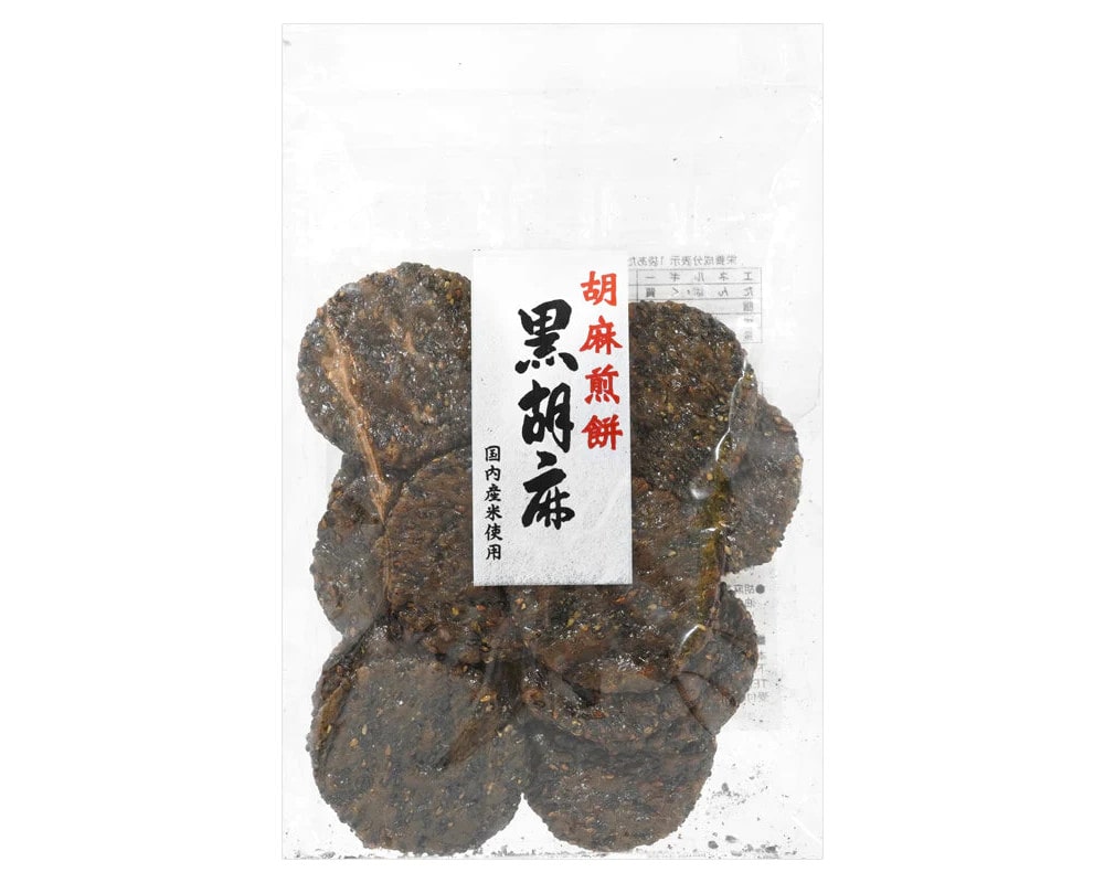 丸福米菓黒胡麻12枚※軽（ご注文単位20個）【直送品】