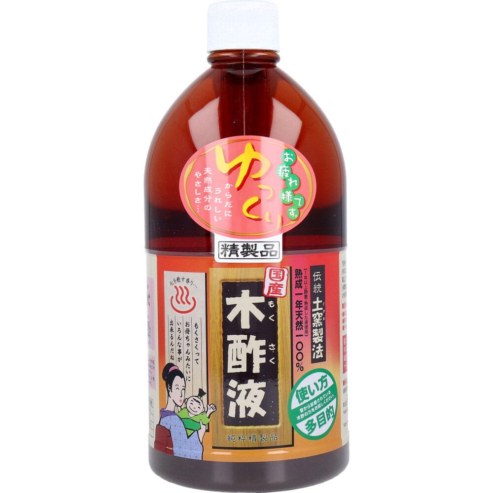 日本漢方研究所　日本漢方研究所 純粋木酢液 1L　1個（ご注文単位1個）【直送品】