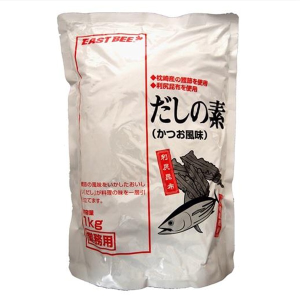 トーホー EAST　BEE　だしの素　かつお風味 1kg 常温 1個※軽（ご注文単位1個）※注文上限数12まで【直送品】