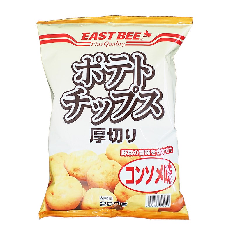 トーホー EAST　BEE　ポテトチップス厚切り　コンソメ味 260g 常温 1袋※軽（ご注文単位1袋）※注文上限数12まで【直送品】