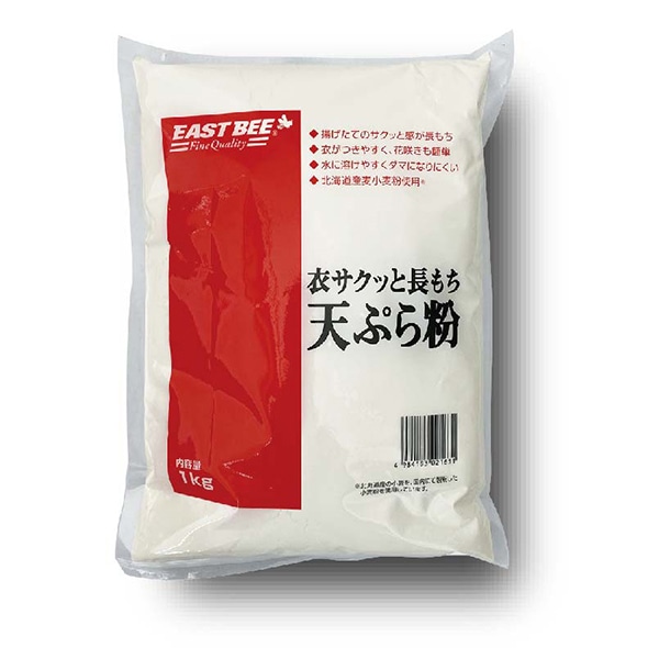 トーホー EAST　BEE　衣サクッと長持ち　天ぷら粉 1kg 常温 1袋※軽（ご注文単位1袋）※注文上限数12まで【直送品】