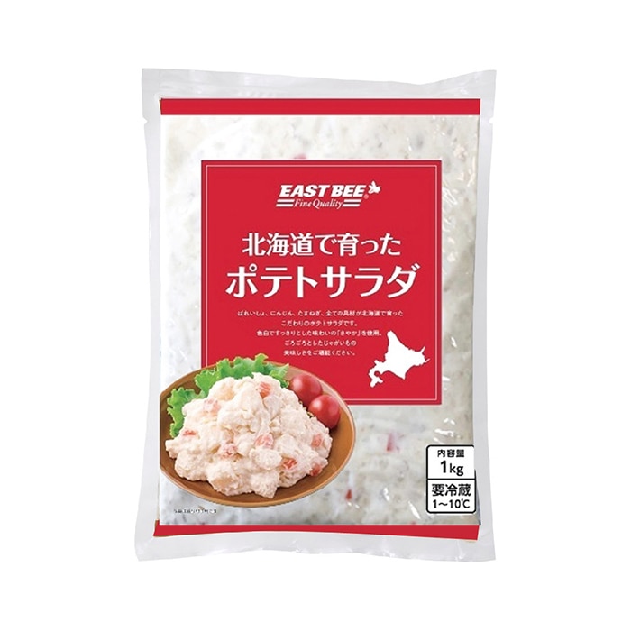 トーホー EAST　BEE　北海道で育ったポテトサラダ 1kg 冷蔵 1パック※軽（ご注文単位1パック）※注文上限数12まで【直送品】