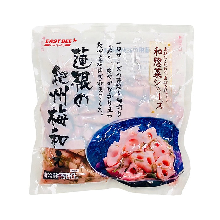 トーホー EAST　BEE　和惣菜シリーズ　蓮根の紀州梅和え 500g 冷蔵 1個※軽（ご注文単位1個）※注文上限数12まで【直送品】