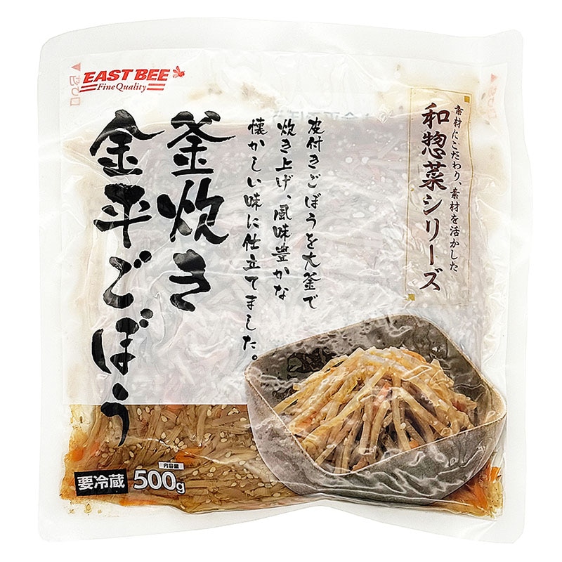 トーホー 和惣菜シリーズ　釜炊き金平ごぼう 500g 冷蔵 1袋※軽（ご注文単位1袋）※注文上限数12まで【直送品】