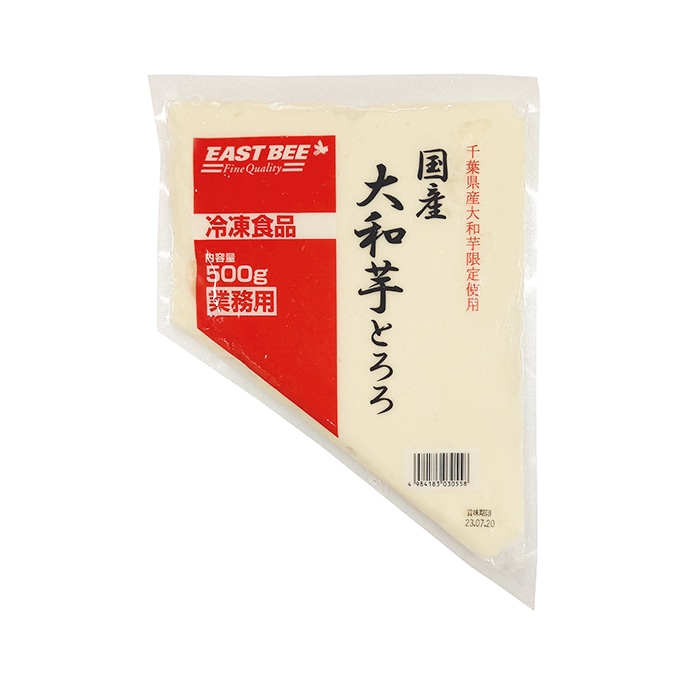 トーホー EAST　BEE　国産　大和芋とろろ 500g 冷凍 1パック※軽（ご注文単位1パック）※注文上限数12まで【直送品】