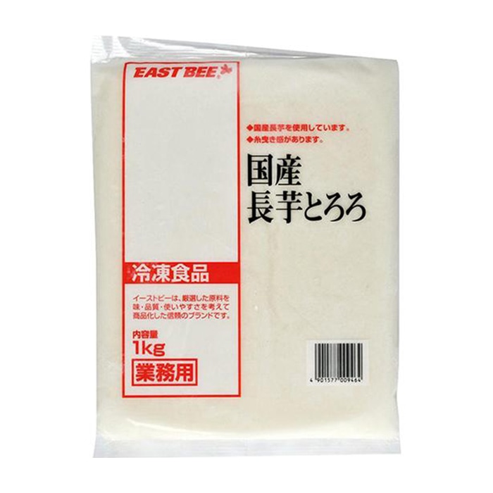 トーホー EAST　BEE　国産　長芋とろろ 1kg 冷凍 1パック※軽（ご注文単位1パック）※注文上限数12まで【直送品】