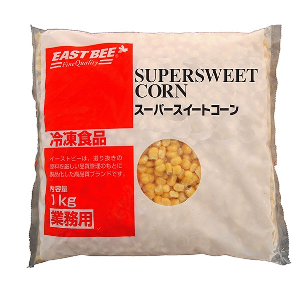 トーホー EAST　BEE　スーパースイートコーン 1kg 冷凍 1パック※軽（ご注文単位1パック）※注文上限数12まで【直送品】